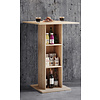 ebuy24 Standos bartafel met 3 plankenSonoma eiken decor.