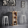 ebuy24 Standos bartafel met 3 plankenSonoma eiken decor.