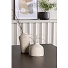 ebuy24 Kaseidon eethoek tafel bruin en 4 berit stoelen beige.