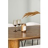 ebuy24 Isolde eethoek tafel naturel en 4 Chico stoelen wit.