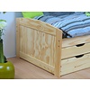 Juniorbed eenpersoonsbed Marinella grenen bed met laden