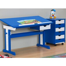 ABC tafel, schrijftafel tekentafel blauw Paco