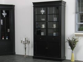 Servieskast Mozart zwart dressoir met opzet