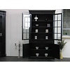 Servieskast Mozart zwart dressoir met opzet