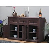 Bruin dressoir New Mexico koloniaal 132cm