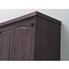 Bruine kledingkast 4-deurs New Mexico