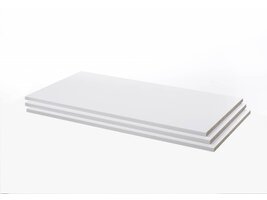 Legplanken wit 89x1,5x49 cm Verona