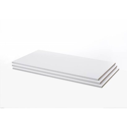 Legplanken wit 89x1,5x49 cm Verona