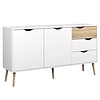 Dressoir Napoli wit eiken