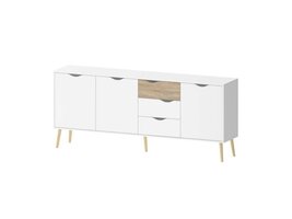 Dressoir Napoli 195 cm breed met 3 deuren en 3 lades