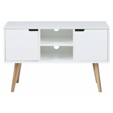 Mena - tv-dressoir - wit - met 2 deurtjes