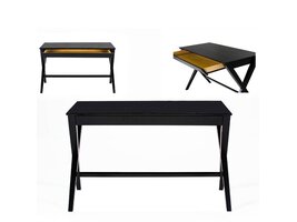 Winner bureau eiken fineer zwart