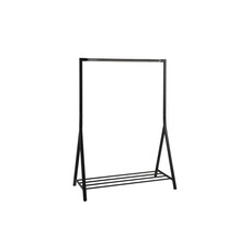 Bonjour kledingrek zwart en chroom metaal