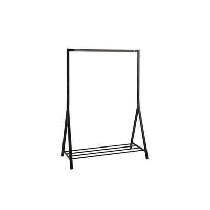 Bonjour kledingrek zwart en chroom metaal