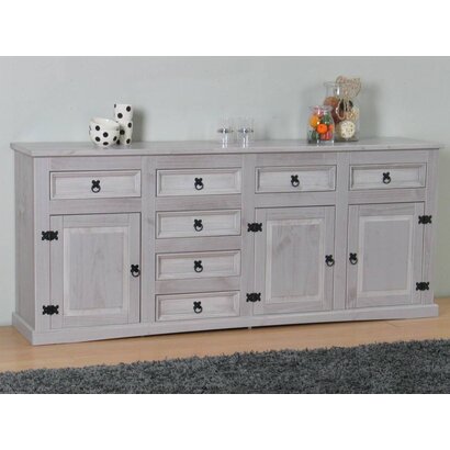 New Mexico breed dressoir grijs