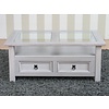 New Mexico salontafel met 2 laden grijs
