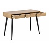 Nete bureau met 3 lades wild eiken