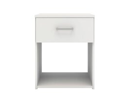 Spell nachtkastje 1 lade en 1 plank wit.