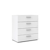 Petra kommode 4 lades wit.