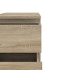 Nora nachtkastje, 2 lades, eiken decor