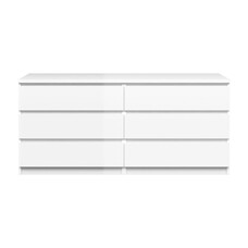 Nada ladekast 6 lades wit hoogglans.