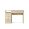 Fula bureau 5 lades eiken structuur decor.