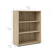 Prisme kast 2 planken eiken decor.