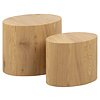 Mica salontafel 2 stk. eiken.