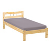 Jans bed 90x200 cm natuur.