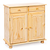 Pamer dressoir 2 lades, 2 deuren natuur.