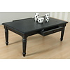 Amaretta salontafel met 2 lades, zwart .