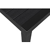 Efour tuintafel, incl. 1 inlegplaat L 205/275 cm zwart/zwart.