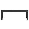 Ikky tuinbank, 132 cm zwart/zwart.