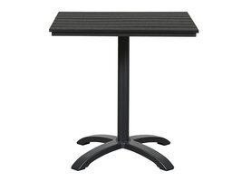 Allie terrasmeubel terrastafel, Ã˜70 cm zwart/zwart.