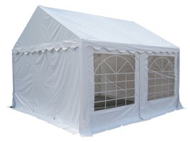 Slips Feesttent, 5x4 M wit.