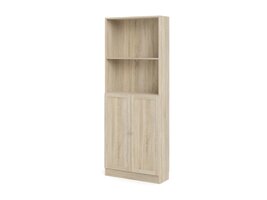 Base wandkast 1 plank en 2 deuren eiken structuur decor .