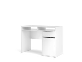 Fula bureau 2 vakken, 1 lade en 1 deur wit hoogglans.