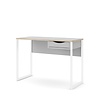 Fula bureau 110 cm 1 lade wit, mat wit.