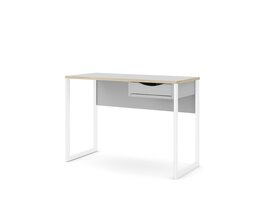 Fula bureau 110 cm 1 lade wit, mat wit.