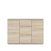 Nora dressoir 2 deuren en 3 lades eiken structuur decor.