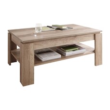 Aboma salontafel met 1 plank eiken decor.