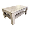 Aboma salontafel met 1 plank eiken decor.