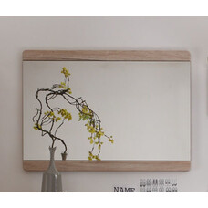 Margit spiegel voor wandmontage, licht eiken decor .