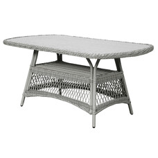 Hvalo tuintafel 165 x 90 cm, met glasplaat zand.