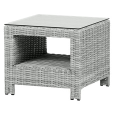 Vinor sidetable, met glasplaat, zand.