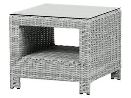 Vinor sidetable, met glasplaat, zand.