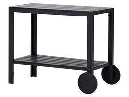 Laust trolley, zwart en zwart.