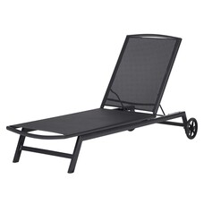 Stara zonnebed, zwart en zwart.