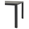 Komma tuintafel 195 x 90 cm, zwart en grijs.