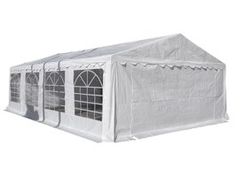 Ruse benodigdheden paviljoen, partytent 5 x 8 M, wit.